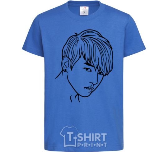 Kids T-shirt Mister Jeon royal-blue фото