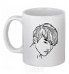 Чашка керамическая Mister Jeon Белый фото