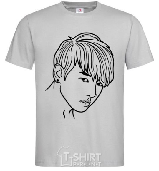 Men's T-Shirt Mister Jeon grey фото