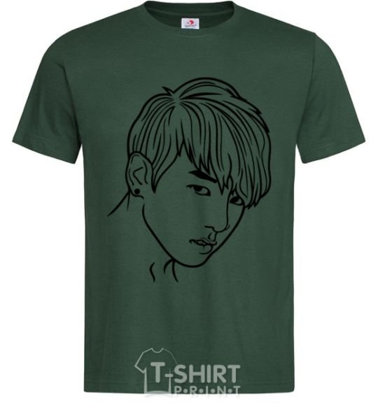 Men's T-Shirt Mister Jeon bottle-green фото