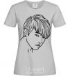 Women's T-shirt Mister Jeon grey фото