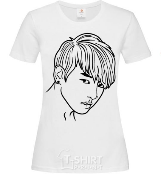 Women's T-shirt Mister Jeon White фото