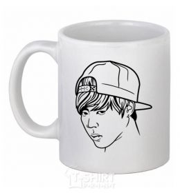 Ceramic mug Jimin Park White фото