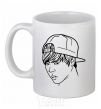 Ceramic mug Jimin Park White фото