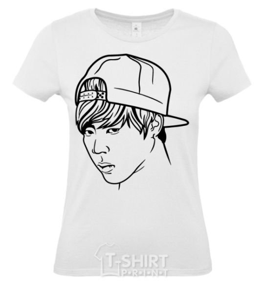 Women's T-shirt Jimin Park White фото