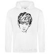 Men`s hoodie Kim Taehyung White фото