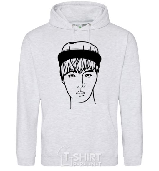 Men`s hoodie J-Hope sport-grey фото