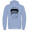 Men`s hoodie J-Hope sky-blue фото