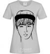 Women's T-shirt J-Hope grey фото