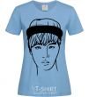 Women's T-shirt J-Hope sky-blue фото