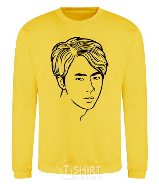 Sweatshirt Worldwide handsome yellow фото