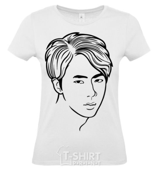 Women's T-shirt Worldwide handsome White фото