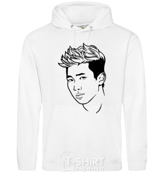 Men`s hoodie Rap Mon White фото