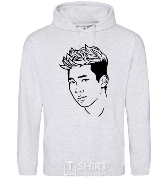 Men`s hoodie Rap Mon sport-grey фото