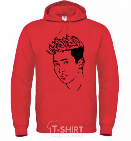 Men`s hoodie Rap Mon bright-red фото