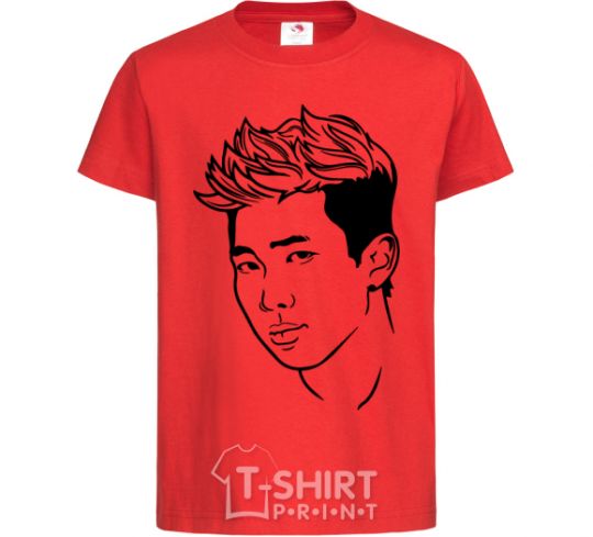 Kids T-shirt Rap Mon red фото