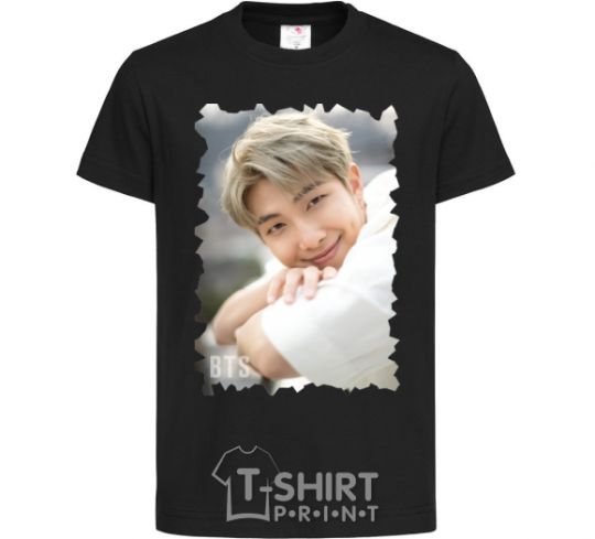 Kids T-shirt RM bts black фото