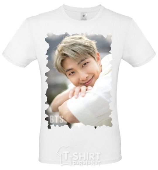 Men's T-Shirt RM bts White фото