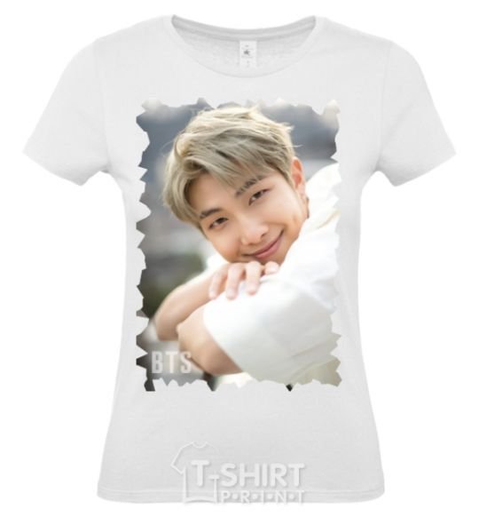 Women's T-shirt RM bts White фото