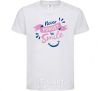 Kids T-shirt Never forget to smile White фото