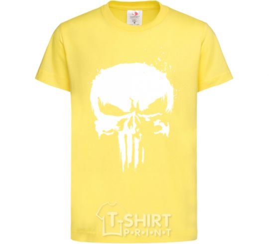 Kids T-shirt Punisher logo cornsilk фото