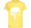 Kids T-shirt Punisher logo cornsilk фото