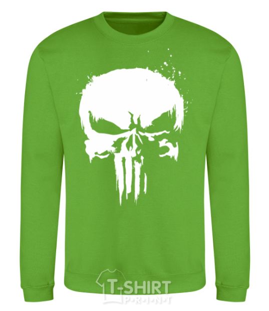 Sweatshirt Punisher logo orchid-green фото