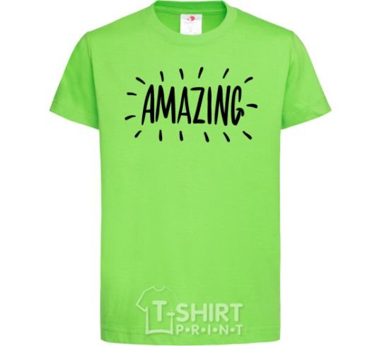 Kids T-shirt Amazing orchid-green фото