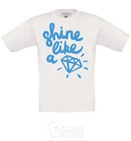 Kids T-shirt Shine like White фото