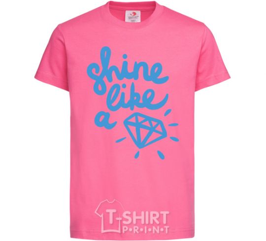 Kids T-shirt Shine like heliconia фото