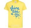 Kids T-shirt Shine like cornsilk фото