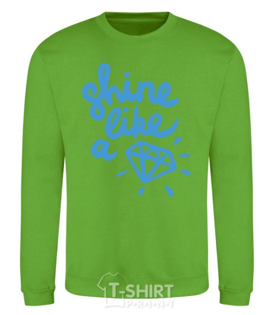 Sweatshirt Shine like orchid-green фото