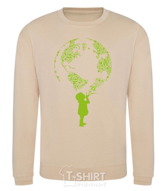 Sweatshirt Girl Earth sand фото