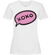 Женская футболка Xo-xo text Белый фото
