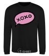 Sweatshirt Xo-xo text black фото