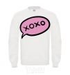 Sweatshirt Xo-xo text White фото