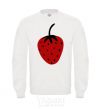 Sweatshirt Strawberry black red White фото