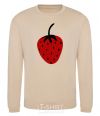 Sweatshirt Strawberry black red sand фото