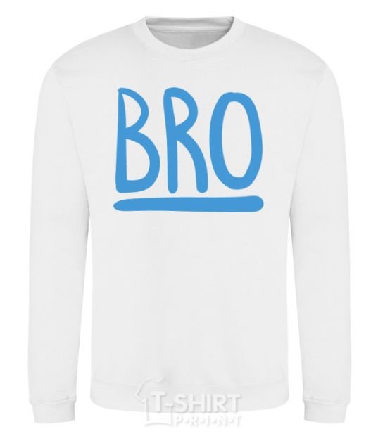 Sweatshirt Bro line White фото