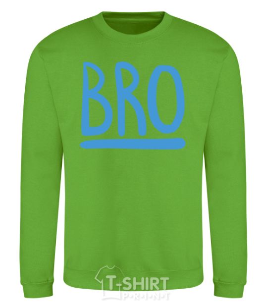 Sweatshirt Bro line orchid-green фото