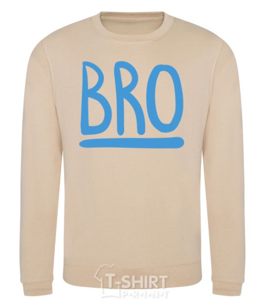 Sweatshirt Bro line sand фото