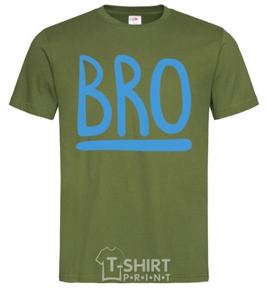 Men's T-Shirt Bro line millennial-khaki фото