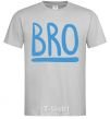 Men's T-Shirt Bro line grey фото