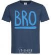 Men's T-Shirt Bro line navy-blue фото