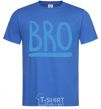 Men's T-Shirt Bro line royal-blue фото