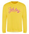 Sweatshirt Fabulous yellow фото