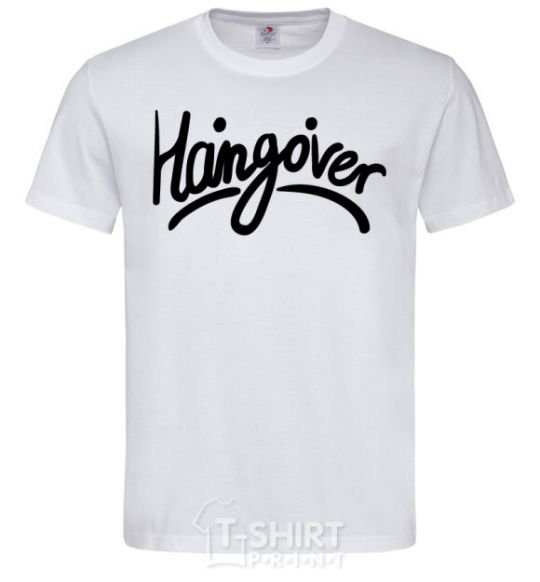 Men's T-Shirt Hangover White фото