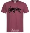 Men's T-Shirt Hangover burgundy фото