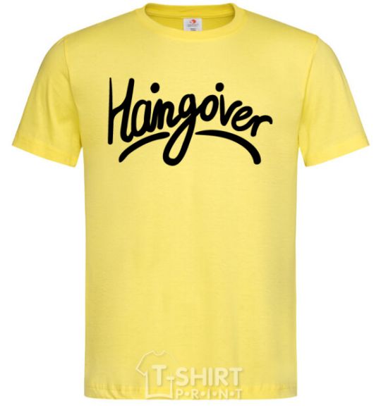 Men's T-Shirt Hangover cornsilk фото