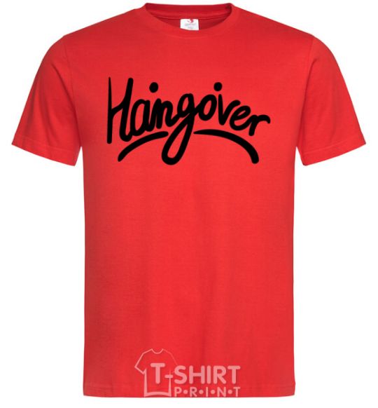 Men's T-Shirt Hangover red фото